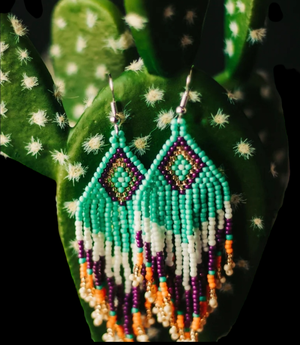 Native Seed Bead Earrings