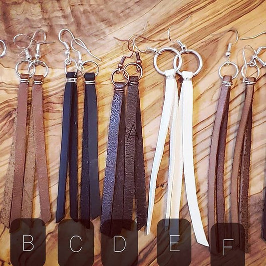 Minimalist Fringe Earrings